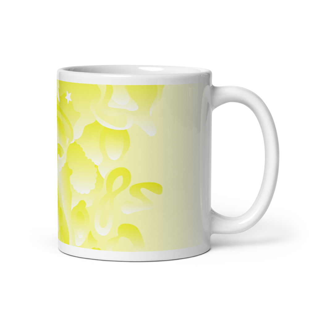 Digital Acid Mug Yellow